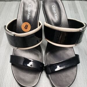 Calvin Klein Ophira black wedge sandal